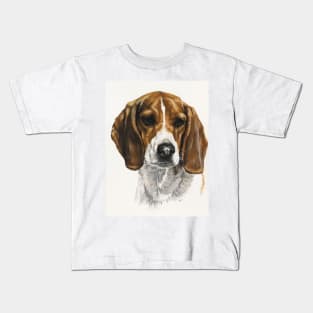 Beagle Portrait Kids T-Shirt